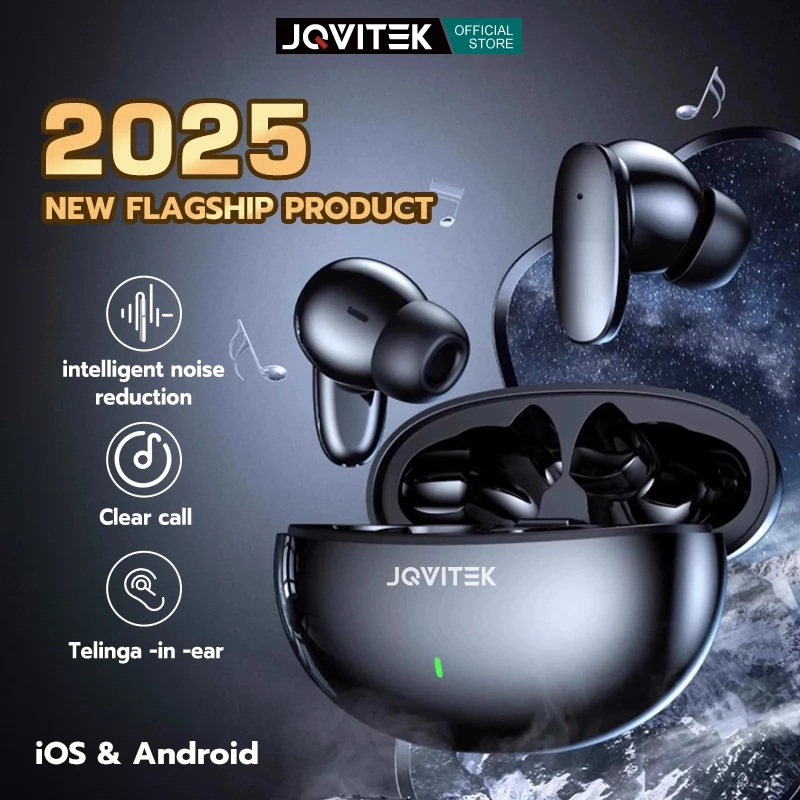 JQVITEK Bluetooth Earphone Superb Bass Wireless Earbuds with Microphone TWS
