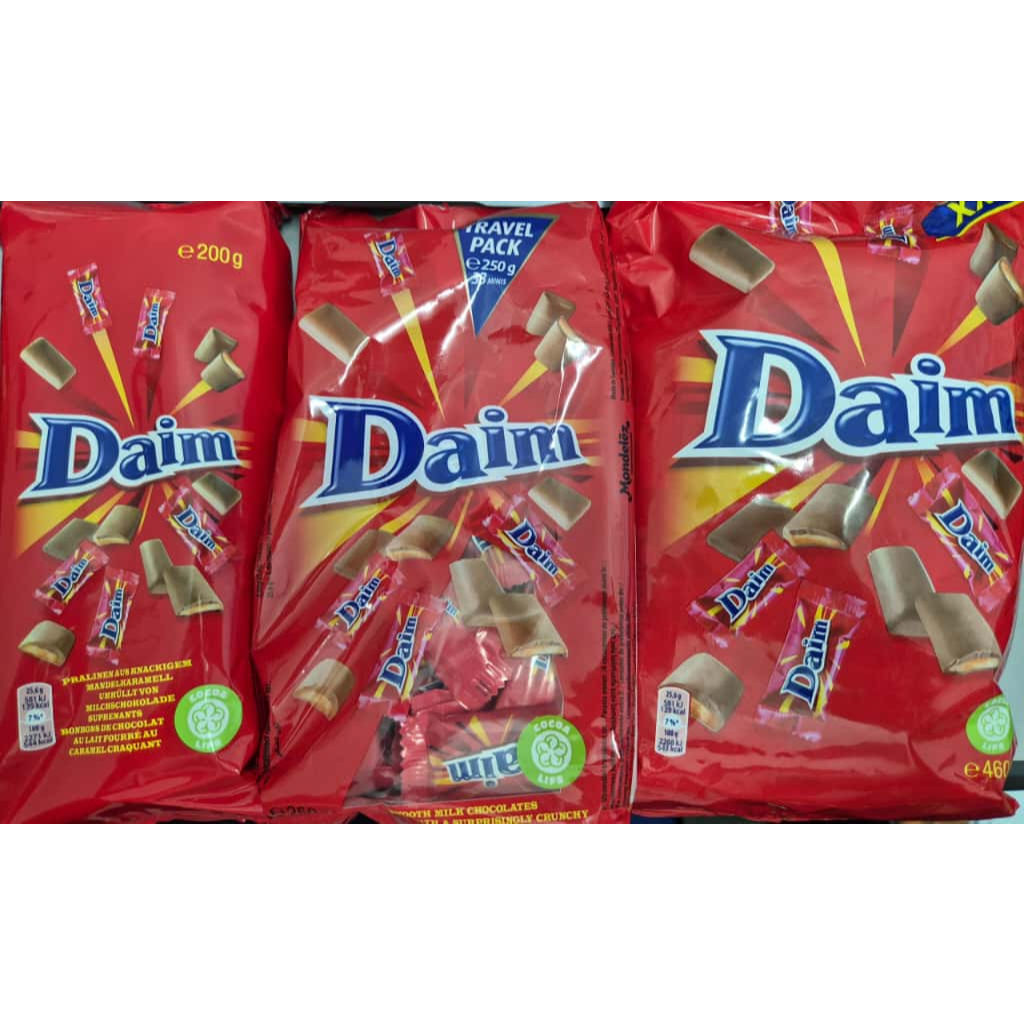Daim Minis 460g/250g/200g oleh Choco Love - Coklat Snack Swedish