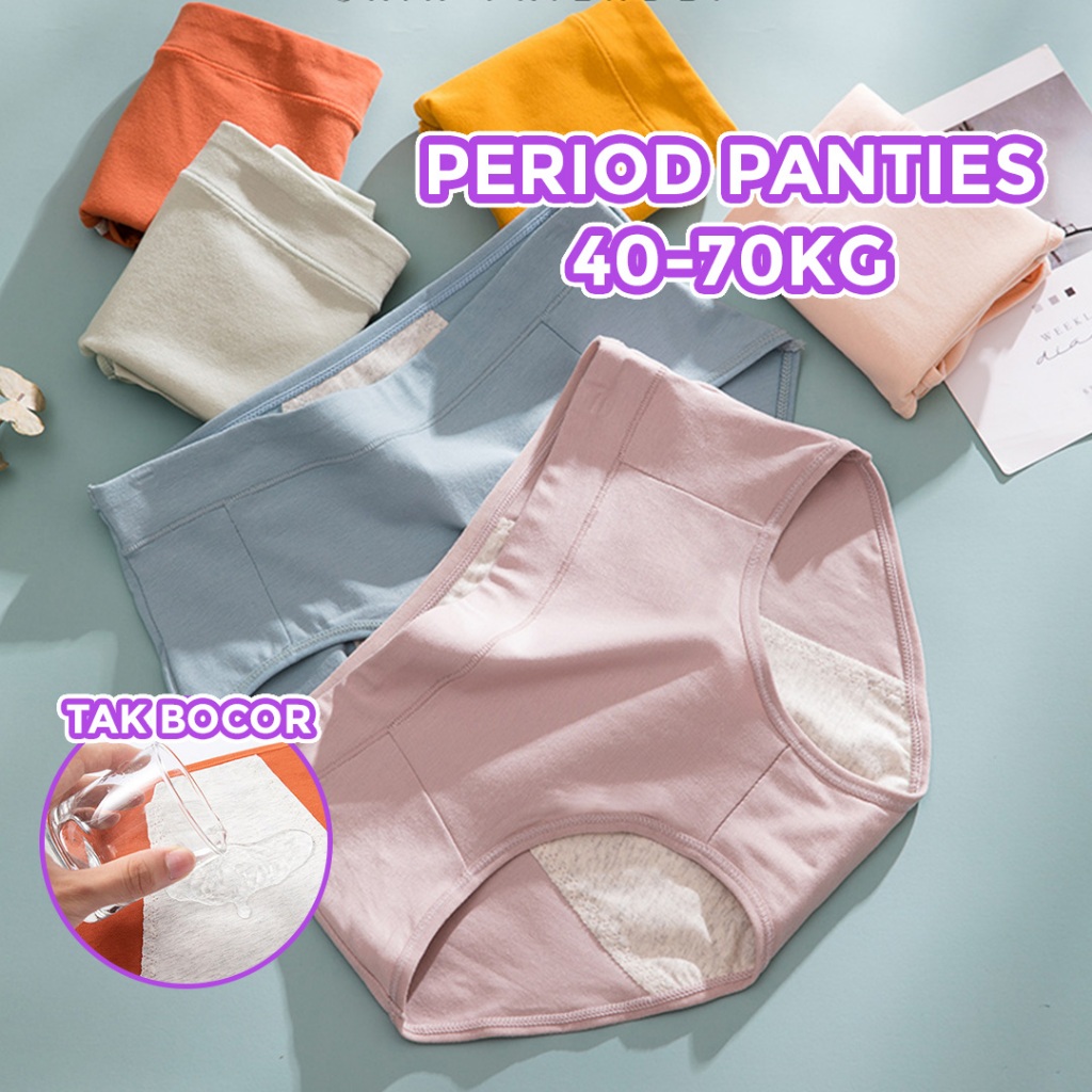 Period Panties Women Anti-Leakage Menstrual Panties Period Underwear Women Sanitary Panties 经期内裤女加宽防漏內褲女 SD064
