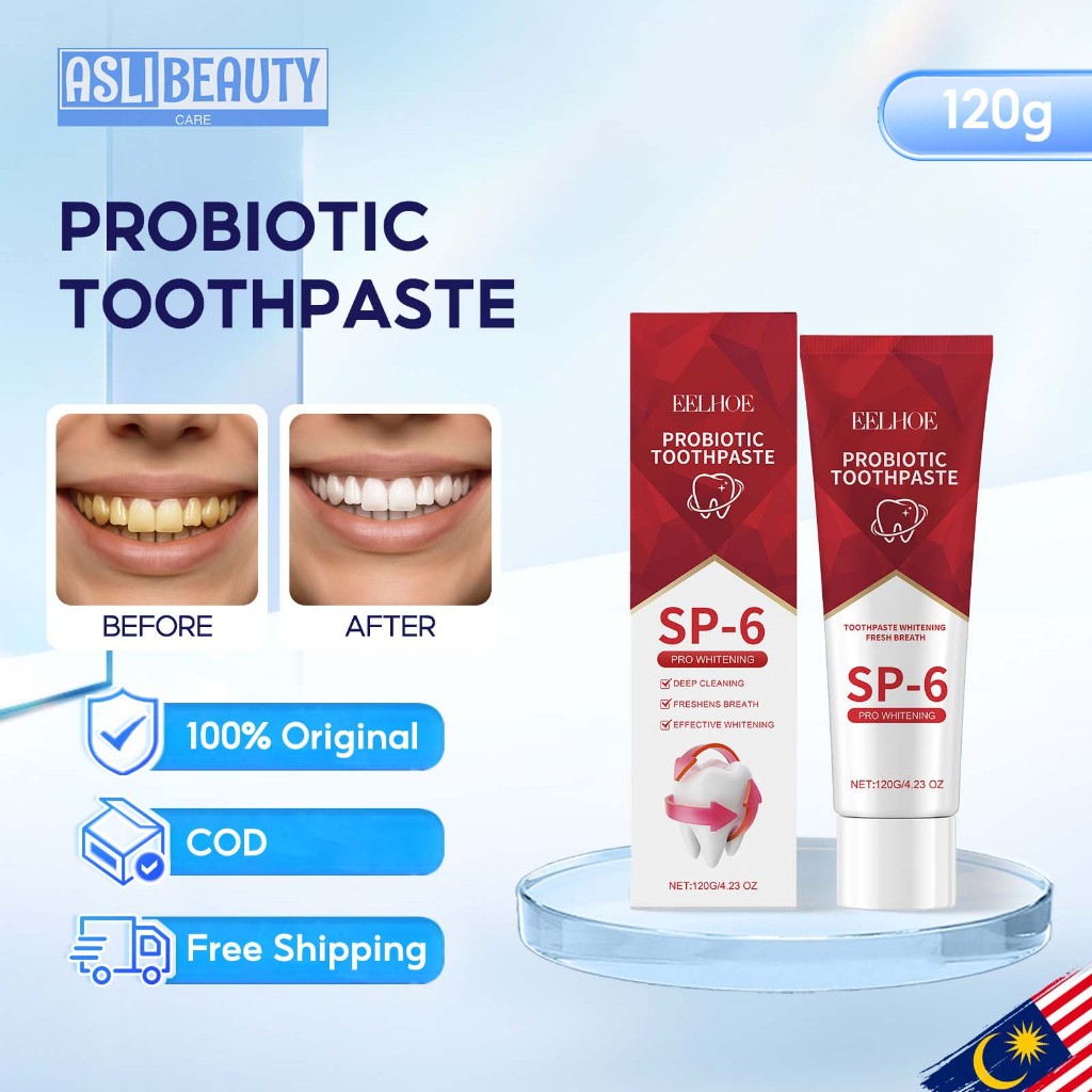 EELHOE Probiotics Toothpaste Fights Bad Breath Strengthens Teeth And Provides Complete Daily Oral Care