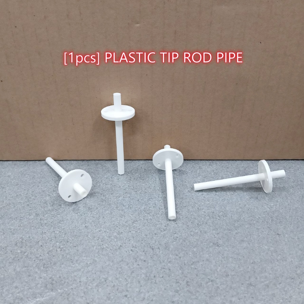 [1PCS] PLASTIC TIP ROD PIPE 6MM | PEMEGANG ROD PAIP PLASTIK / TUBE HOLDER MOUNTING BRACKET (DIY/PIPE/TUBING) SPARE PART