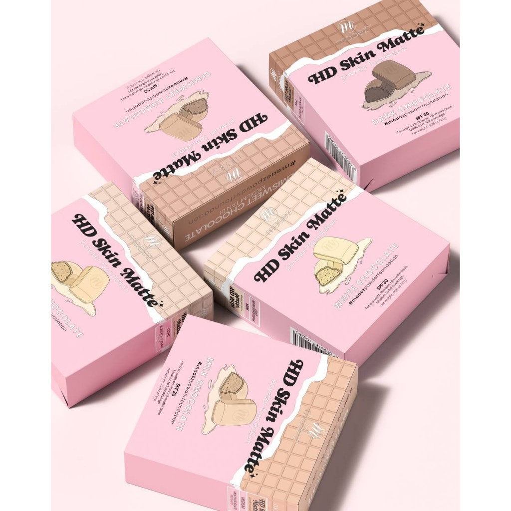 Maaez Powder Foundation HD Skin Matte | Ready Stok | Orginal HQ