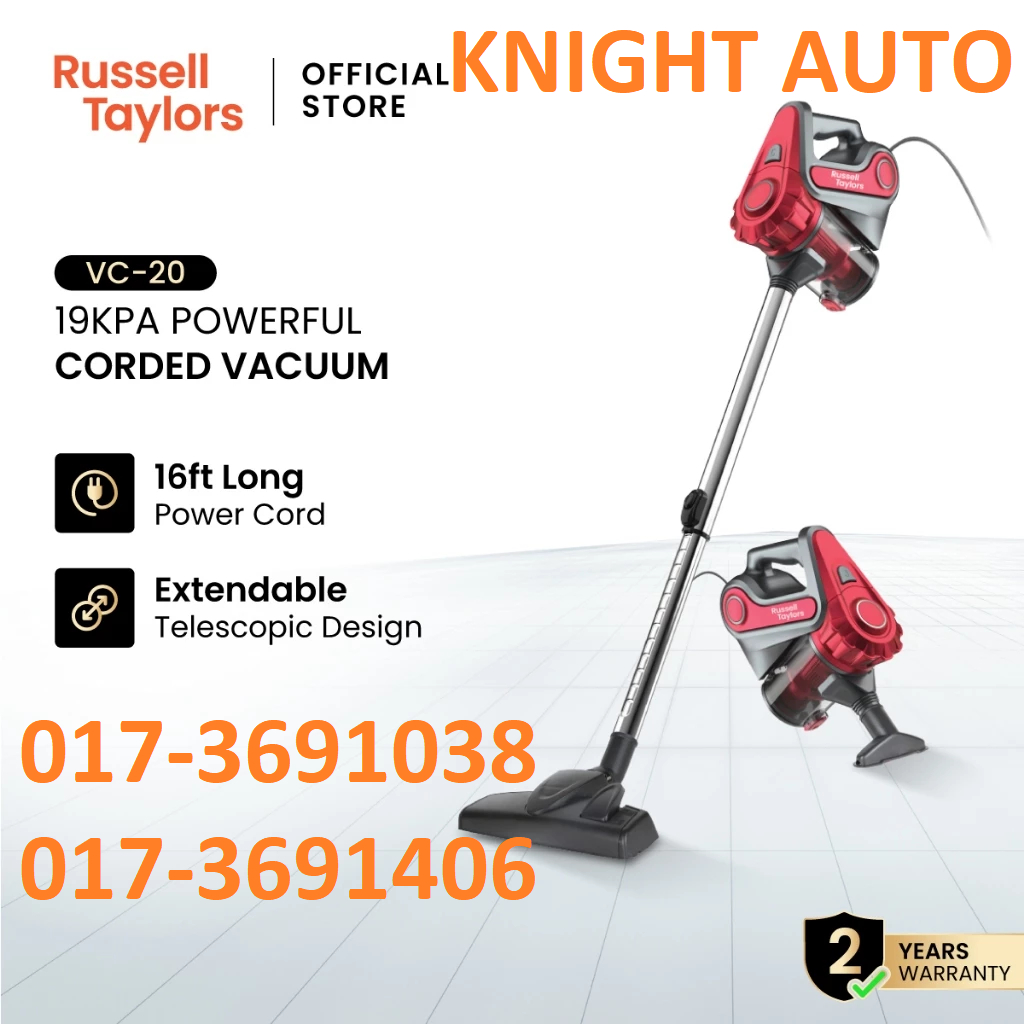 Russell Taylors Handheld Cyclone Vacuum Cleaner VC-20 ID38231
