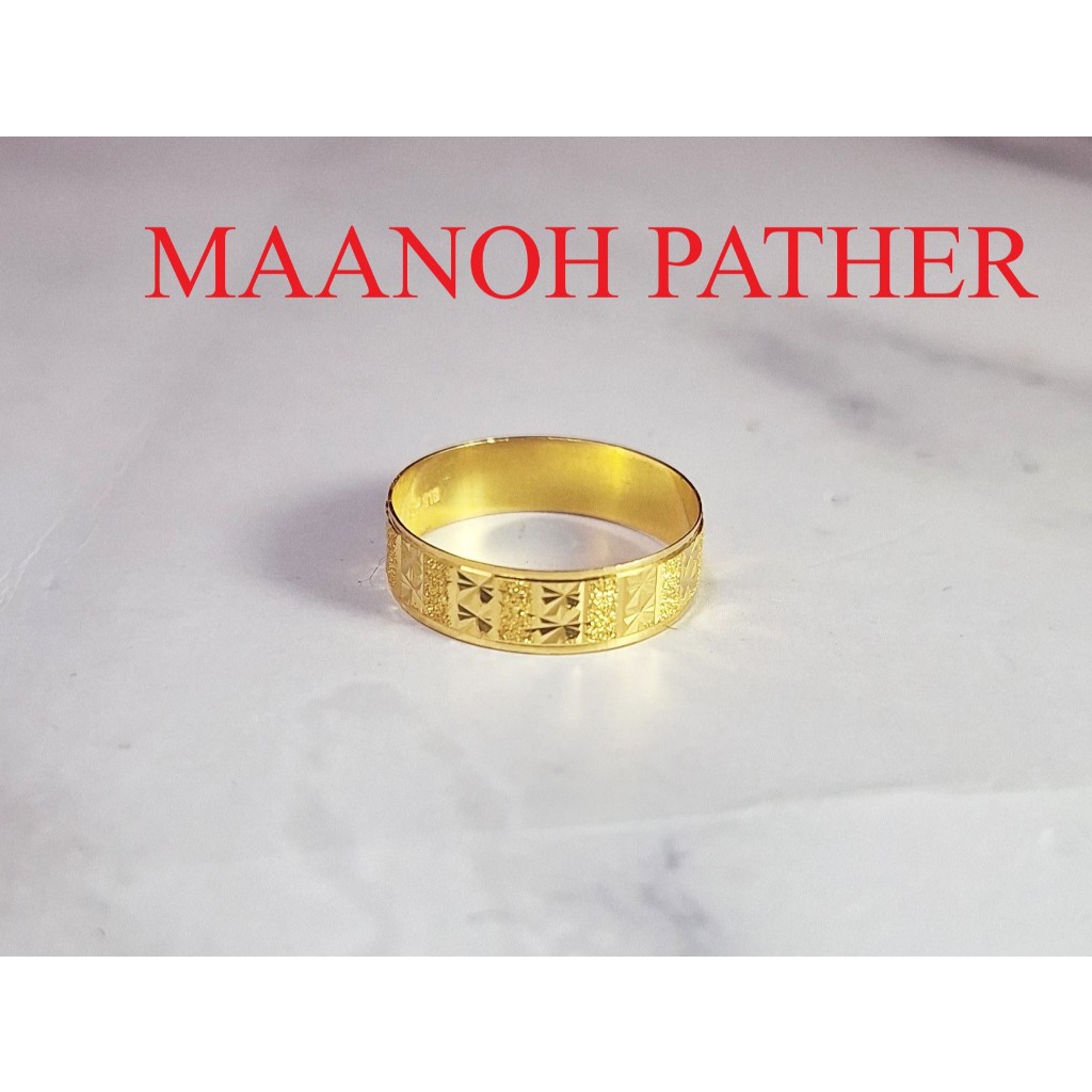 1.21GM-916 GOLD BAND RING-916 CIN CIN-916 INDIAN RING-916 RING-916 CIN CIN EMAS-916 GOLD-916 BAND RING-916 CIN CIN