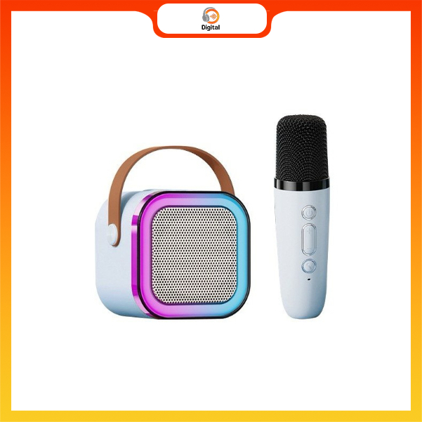 K12 Mini Karaoke Machine for Kids Girls & Boys - Portable Bluetooth Speaker with 2 Wireless Microphones -For Gift