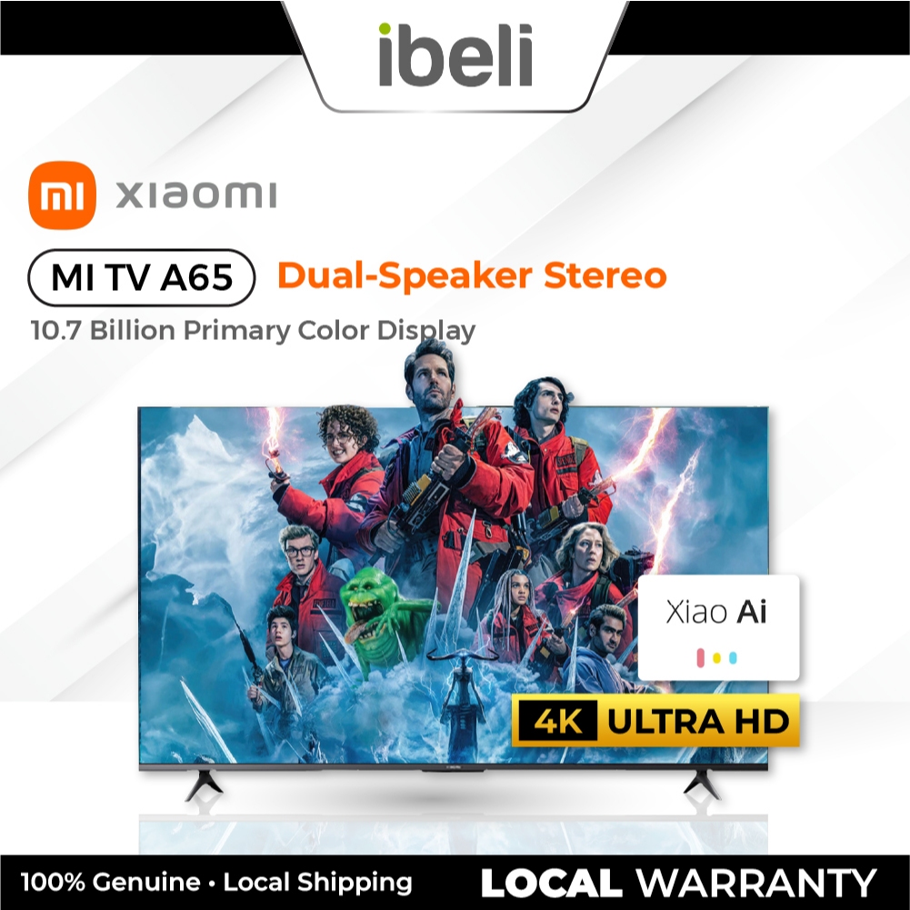 Xiaomi Mi TV A65 4K LED Android TV Smart TV XiaoAi Voice Assistant (65''/2GB+32GB)