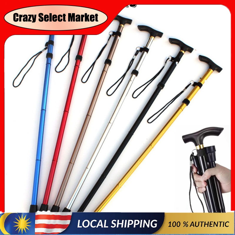 Adjustable or folding Light Trekking Poles Hiking Pole Walking Stick Tongkat Hiking Climbing Stick