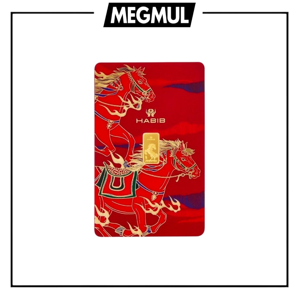 HABIB 1g 999.9 Gold Bar (Serial No: 1212) Fiery Fortune - Year&hellip;