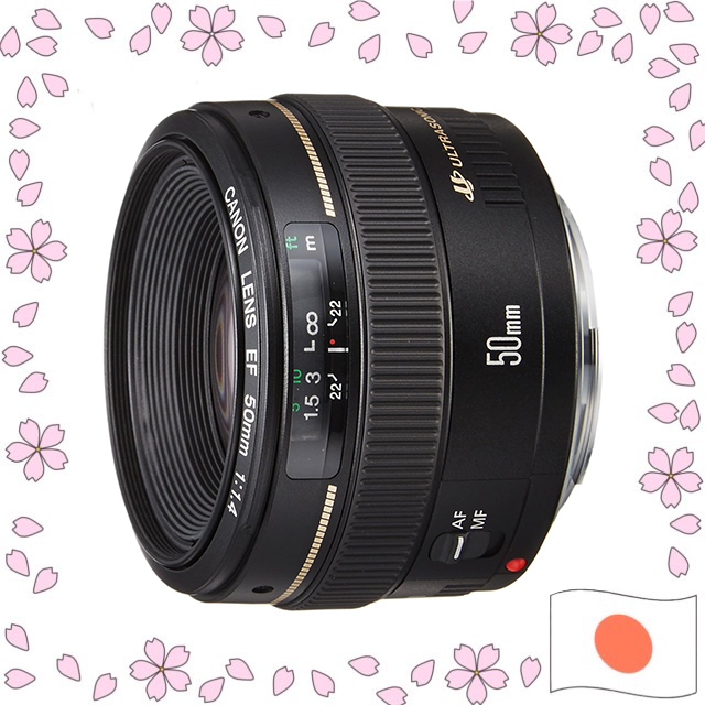 Canon EF 50mm f/1.4 USM Prime Lens Full Frame Compatible - USED【Directly shipped from Japan】