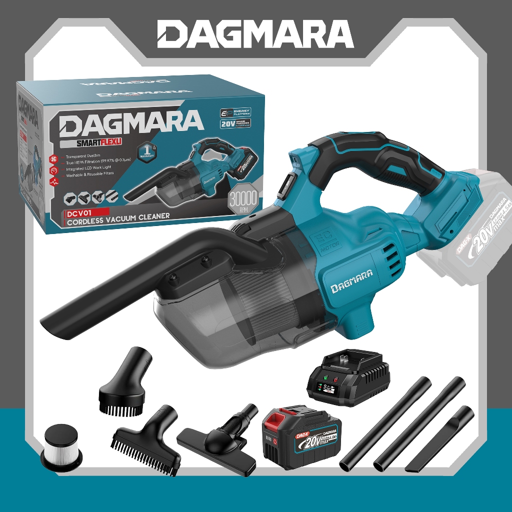 DAGMARA Cordless Vacuum Handheld Electric Power Vacuum Cleaner for Hardwood Floor Carpet Pet Hair Car