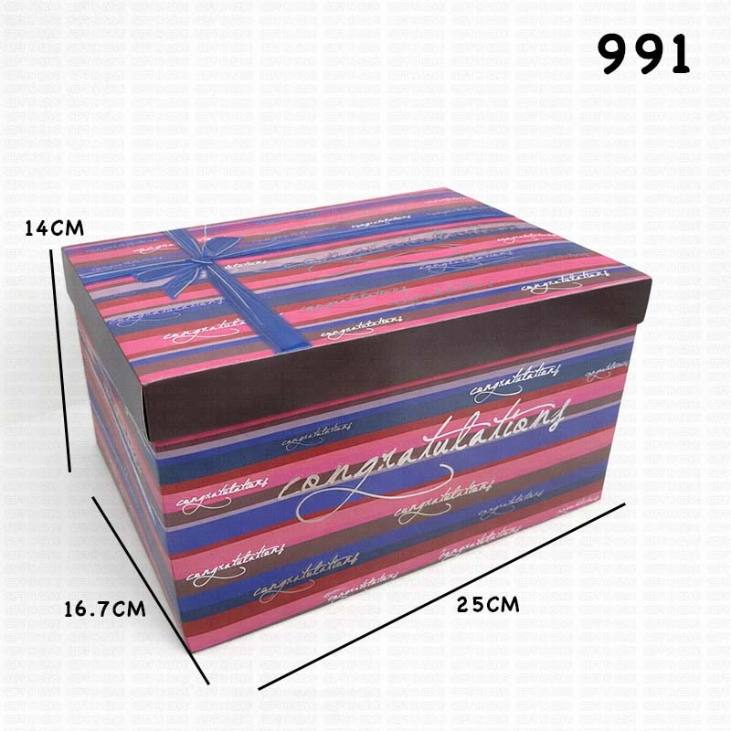 Sun Bear 255 DIY Gift Box Happy Birthday Kotak Hadiah 25 x 16.7 x 14cm