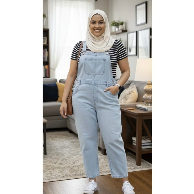 women S-6xl Jumpsuits jeans new desing denim womens ready stock size s-6xl malaysia