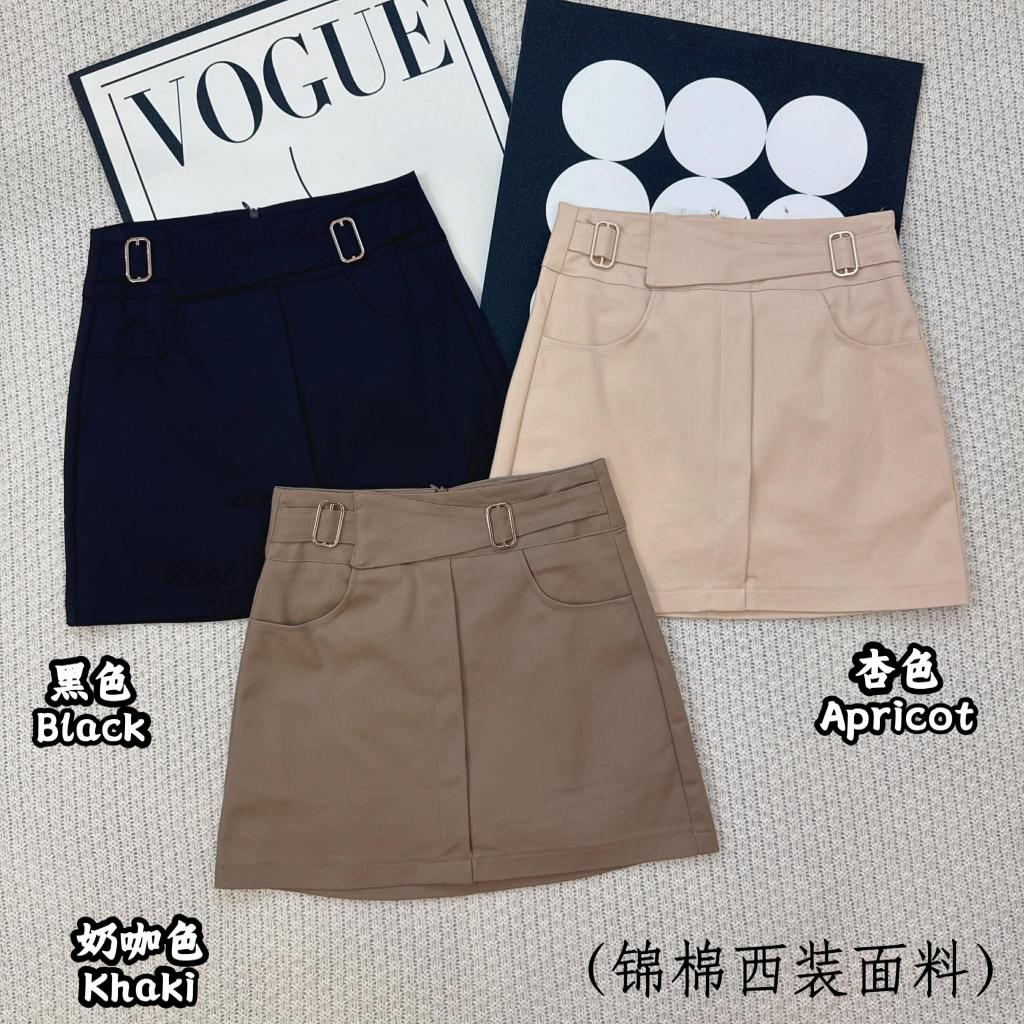 （URBAN QUEEN-TS5379）SMLXL Women's clothing skirt high waist versatile summer new suit fabric skirt