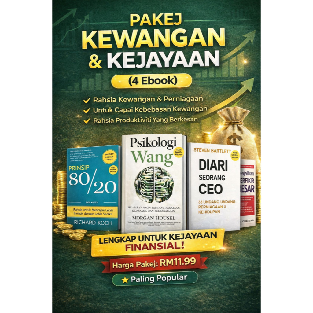 🔥Pakej Kewangan & Kejayaan 4 Ebook – Upgrade Hidup Anda Sekarang🔥