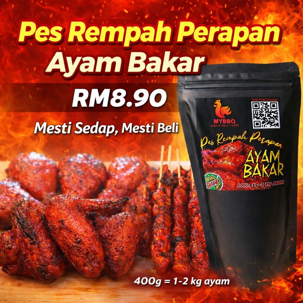 Pes Rempah Perapan Ayam Bakar Bbq Madu 400g