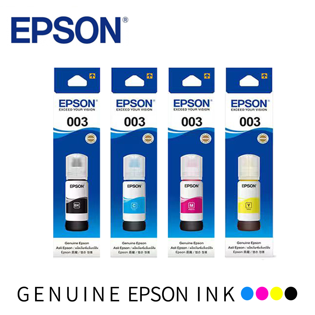 Epson 003 Ink Original for L3210 L3556 L3256 L3550 L3250 L5590 L3216 L3150 L1256 L11050 L1250 L3110 L5290 Tank Printer