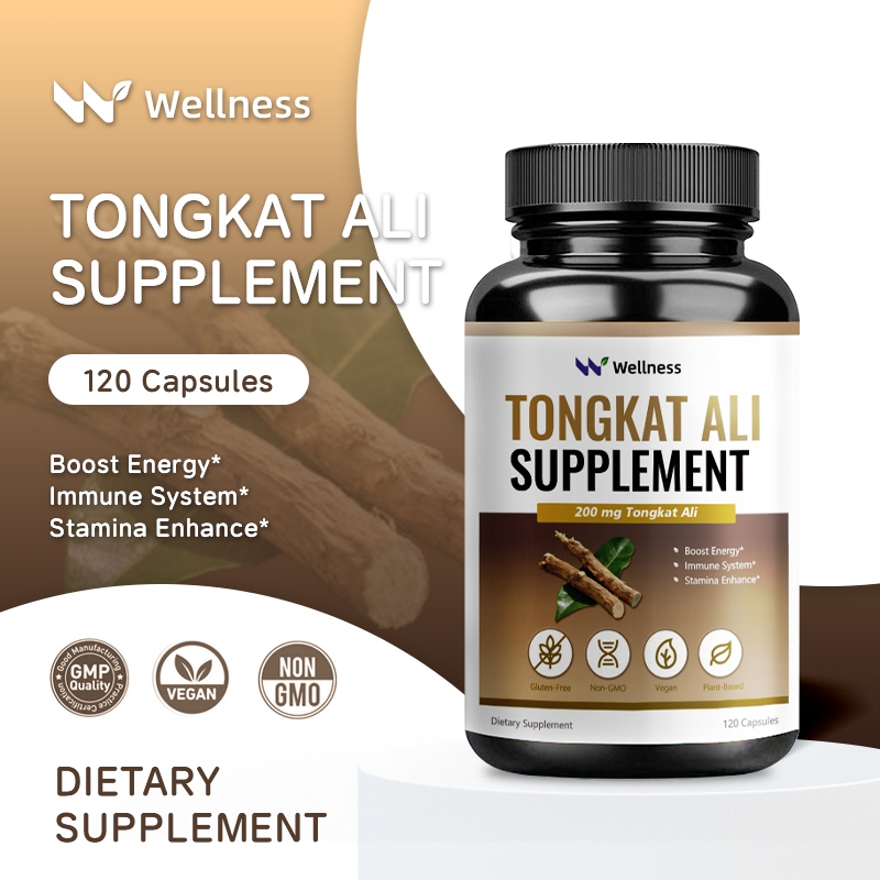 Tongkat Ali Capsule for Enhancing Male Function, Increasing Energy Health and Immunity