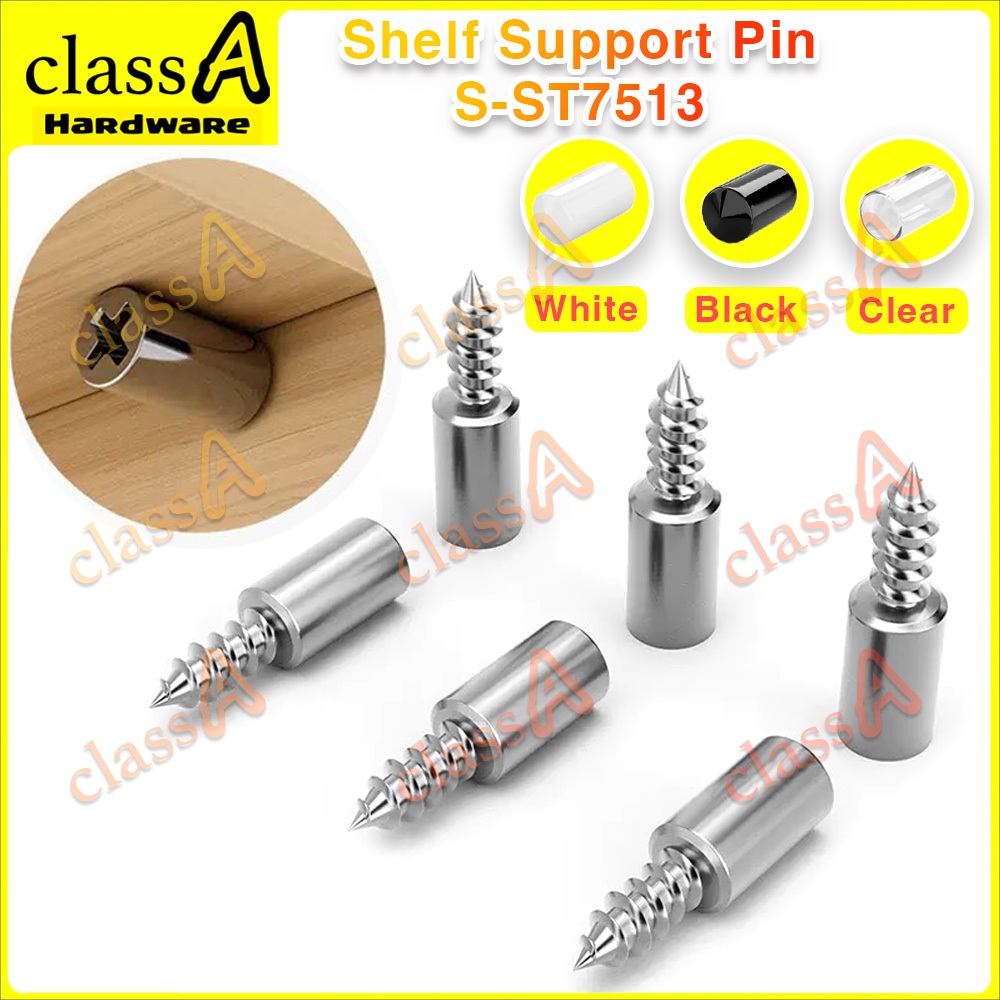 ClassAHW Cross High Quality Self Tapping Screw Support With Rubber Sleeve papan Support Shelf Papan ST7513