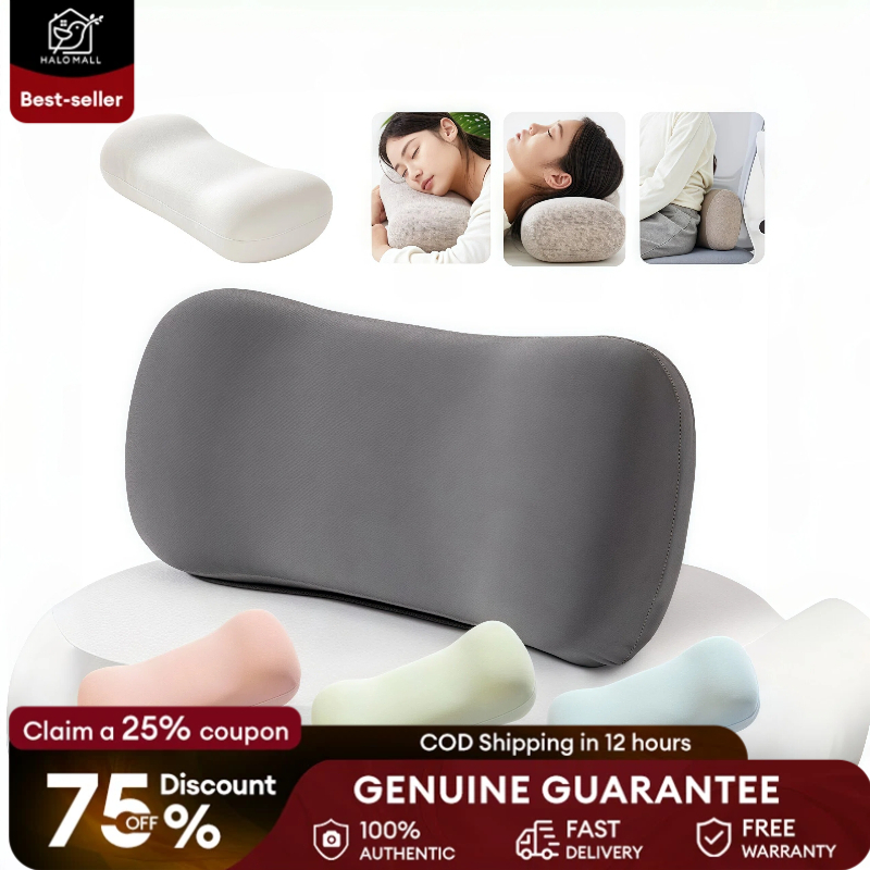 Cooling Ice Silk Memory Foam Pillow Ergonomic Neck Support for Sleeping Office Lunch Break Waist Cushion Bantal Peluk