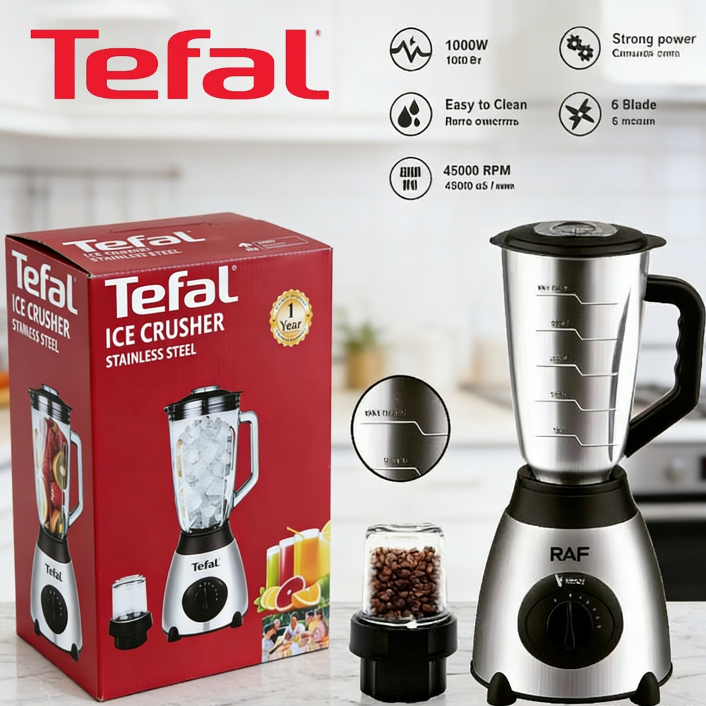 Tefal【Hantar dalam masa 6 jam】Mesin Ais Pasir Senyap yang Dinaik Taraf, Ais Pecah Komersial yang Disental