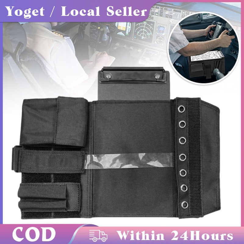 Kneeboard Aviation For Professional Pilots / Aviation Leg Strap Board Kneeboard With Clipboard & Pen Holder