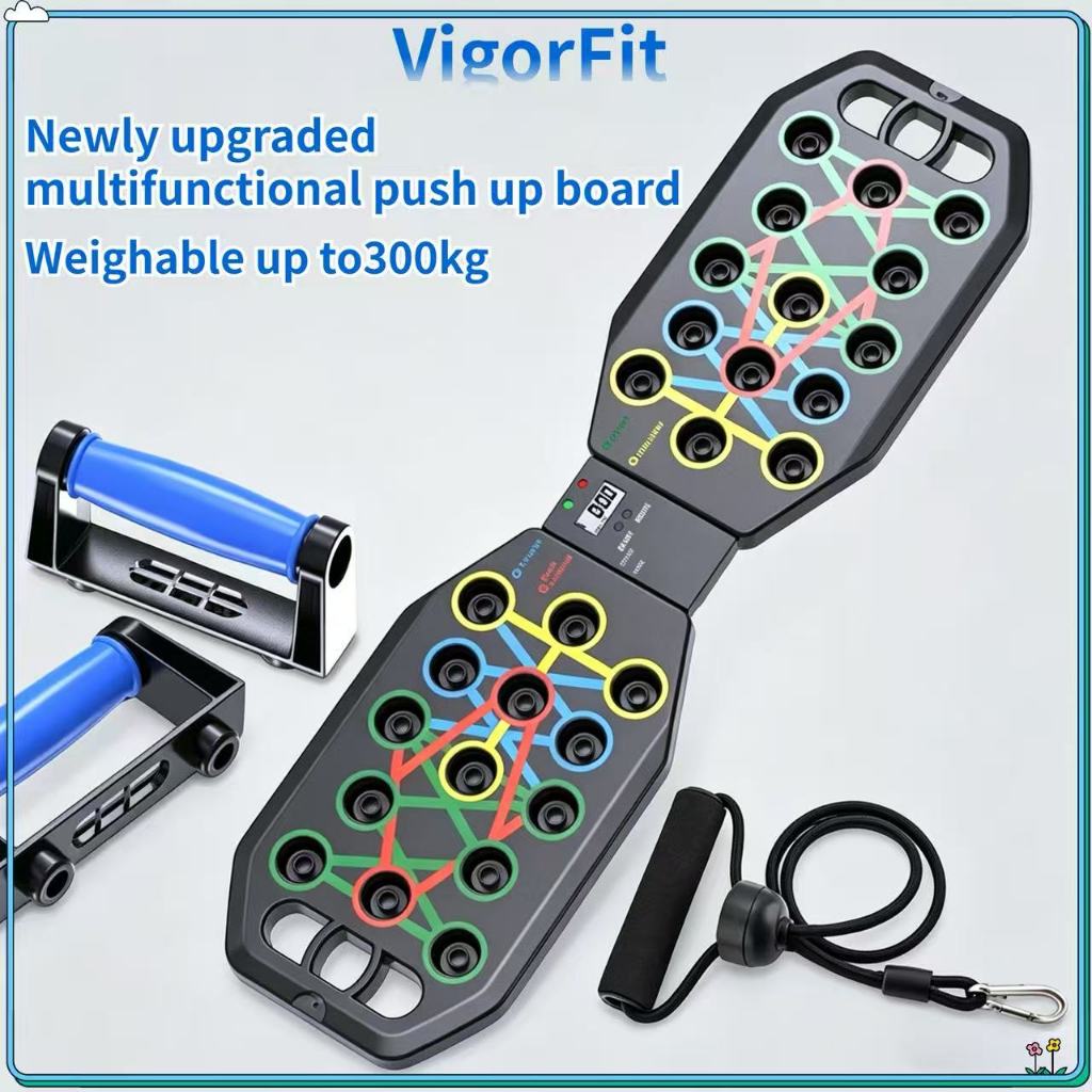 Multifunctional Push Up Board Smart Counting Foldable Home Gym Exercise Fitness Equipment