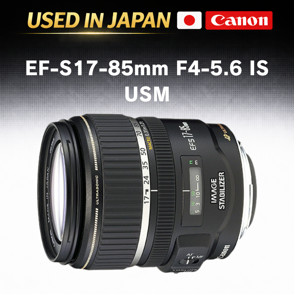 Pre-loved Canon EF-S 17-85mm F4-5.6 IS USM Lens Direct from Japan #