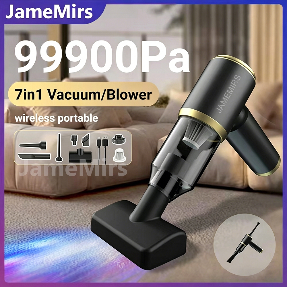 JameMirs 99900Pa Cordless Vacuum Cleaner Mini Holdheld Air Dust Blower vaccum kereta Portable Car吸尘机