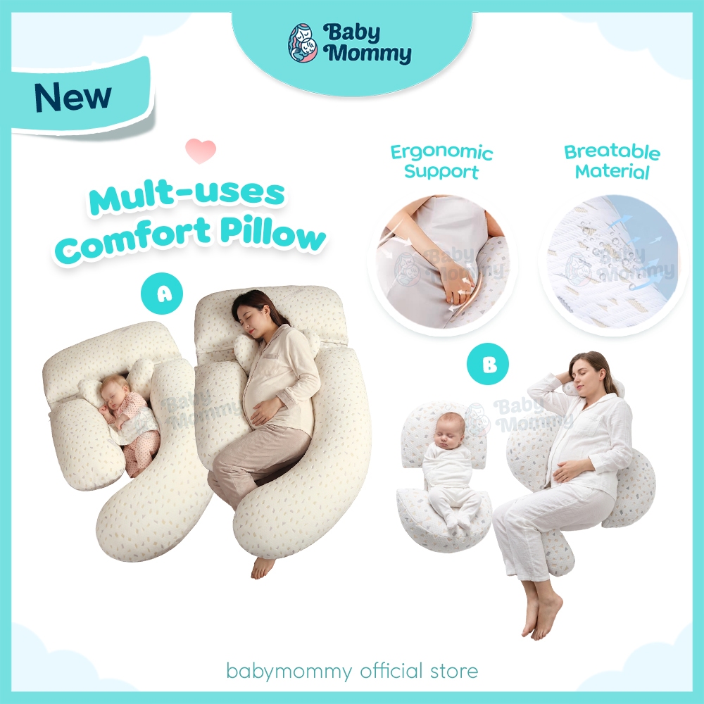 ReadyStock Premium Quality Pregnancy Pillow G / U / H Shape Multi Use Back Protect Pregnant Mommy Pillow Maternity