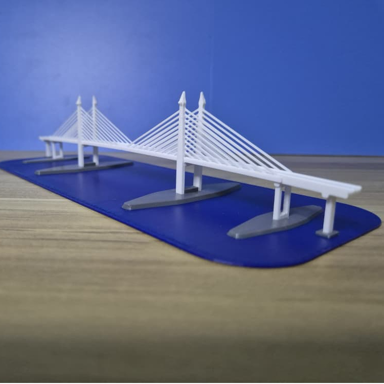 Replica 3D Print Penang Bridge