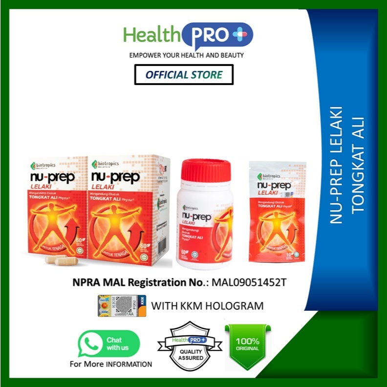 Nu Prep Lelaki Tongkat Ali Pysta Capsules