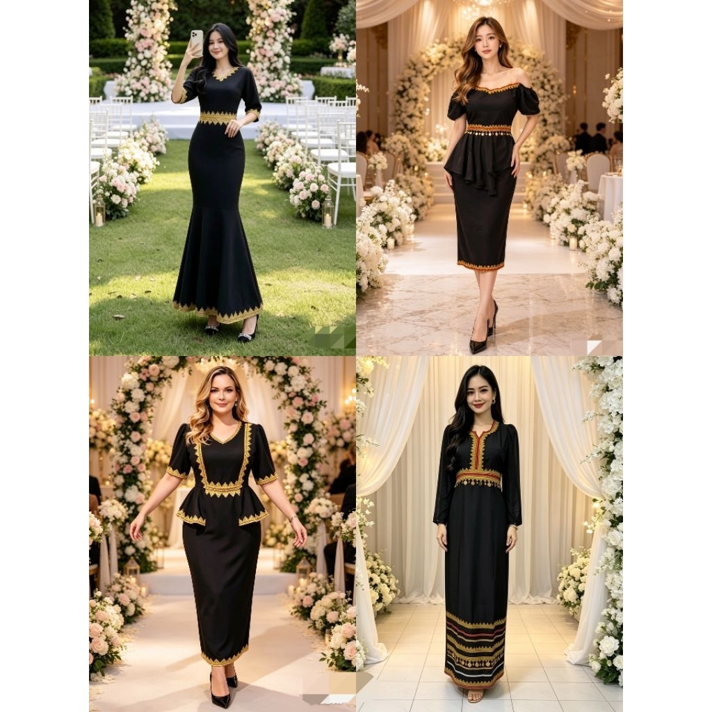 Dress Borneo Traditional Modern Borneo Kadazan Bidayuh Murut