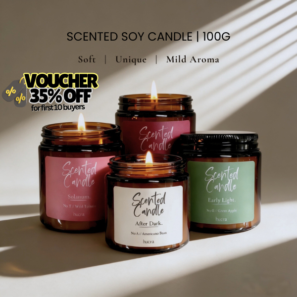 Scented Candle Aromatherapy | Unique Long Lasting Subtle Home Fragrance | Aroma Living Bedroom Bathroom Office | Gift