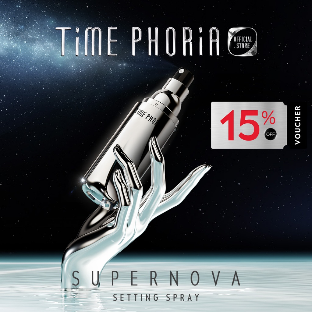 TIMEPHORIA - Timeless Supernova Setting Spray Makeup Silky Cosmetic 16H Smart-Lock Makeup Ultra-Fine Spray For Even