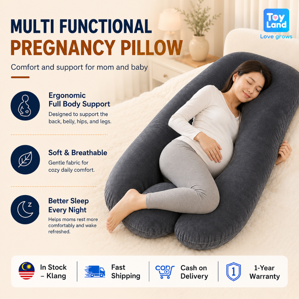 Maternity Pillow Oversized Crystal Velvet Pregnancy Pillow For Women 1.8m Contains Pillow Core