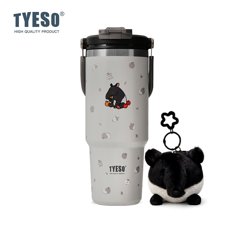 [Limited] TYESO SipaZoo Roamer Tumbler Dual Sip Stainless Steel Temperature Retention (900ml/30oz) TS-01024
