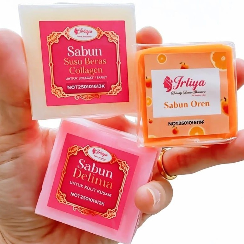 Sabun Muka Organik IRLIYA BEAUTY SKINCARE untuk Kulit Normal - 60g