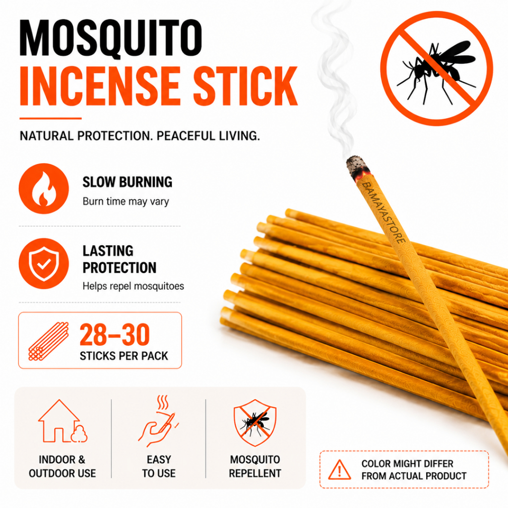 BMY Mosquito Incense Stick. Mosquito Coil Repellent. Ubat Nyamuk. Bau Penghalau Nyamuk