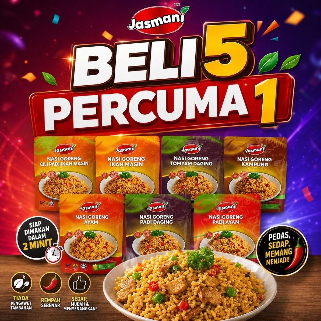 [JASMANI] NASI GORENG SERIES READY TO EAT