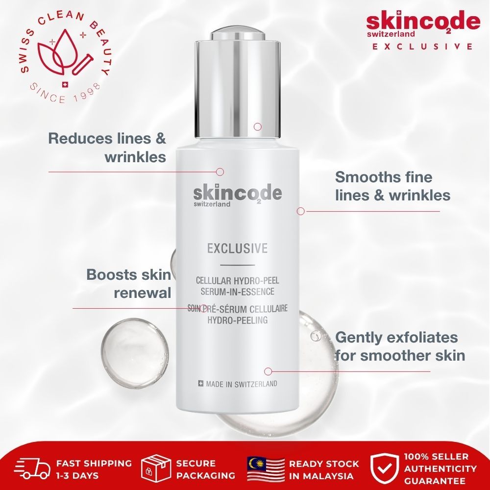 Skincode Cellular Hydro-Peel Serum-in-Essence 30ml | Hydrating Exfoliating Essence | Smooth & Bright Skin
