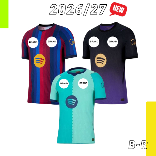 (NEW) BR_Home Away Third 3rd Kit 26/27 25/26 Football Jersey Murah Kualiti Baju Jersey Jersi Bola BR