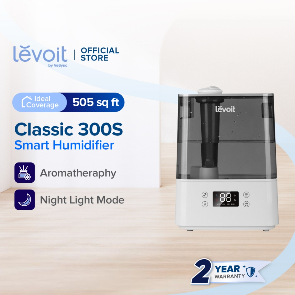 Levoit VeSync Classic 300S Ultrasonic Smart Humidifier and Built in Aroma Pads