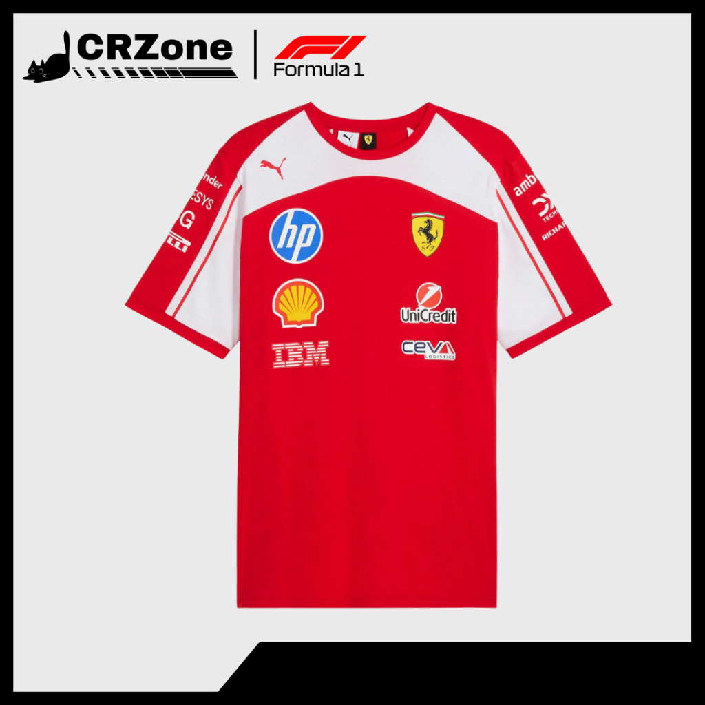 [Ready Stock🇲🇾] Scuderia Ferrari F1 PUMA 2026 Team T-shirt