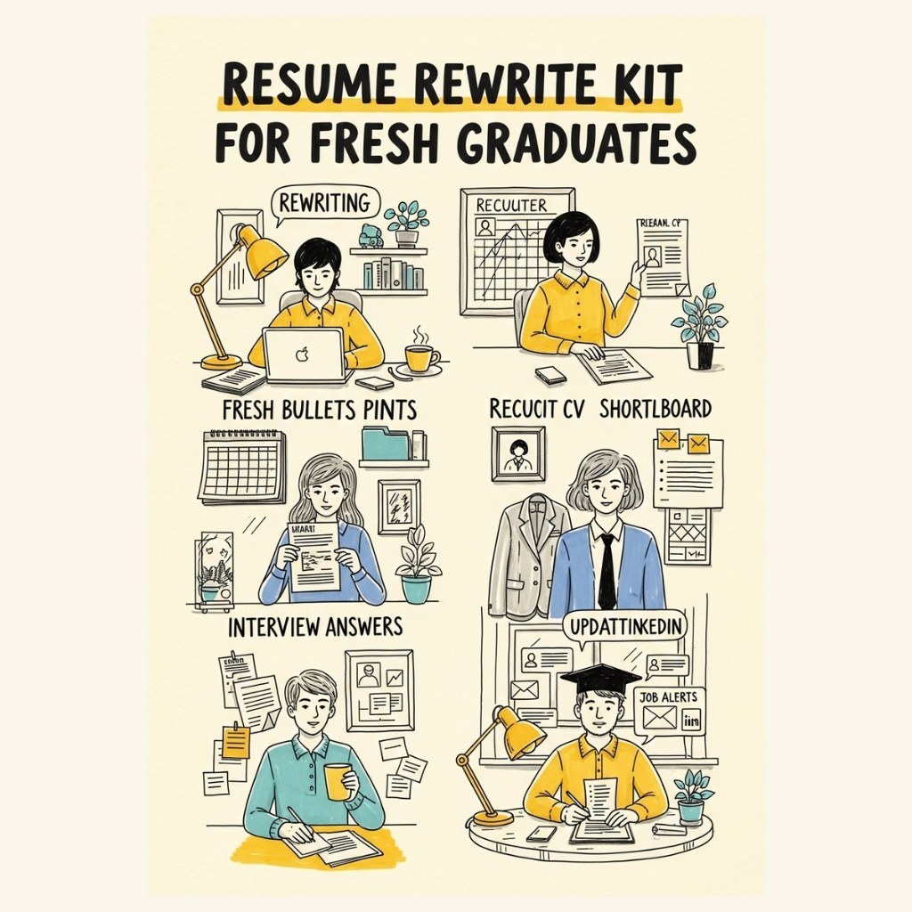 Ebook The Complete Resume Rewrite Kit for Fresh Graduates (PDF, English)