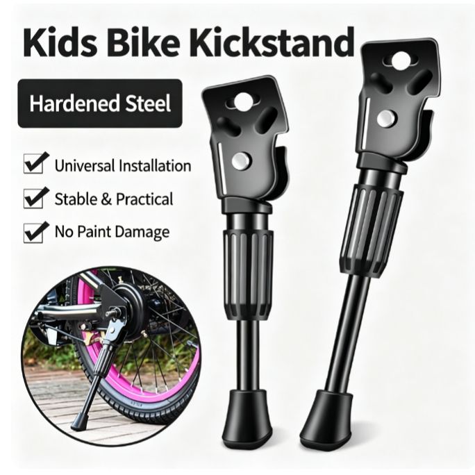 12/14/16/18 inches Kanak-kanak Basikal Kickstand Tongkat Budak Basikal Children's Bicycle Stand Children's Bicycle