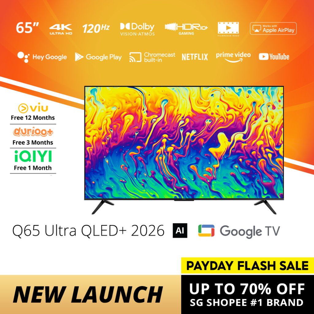 PRISM+ Q65 Ultra 2026 Q-Ultra Series QLED+ | 4K AI Google TV | 65 inch TV