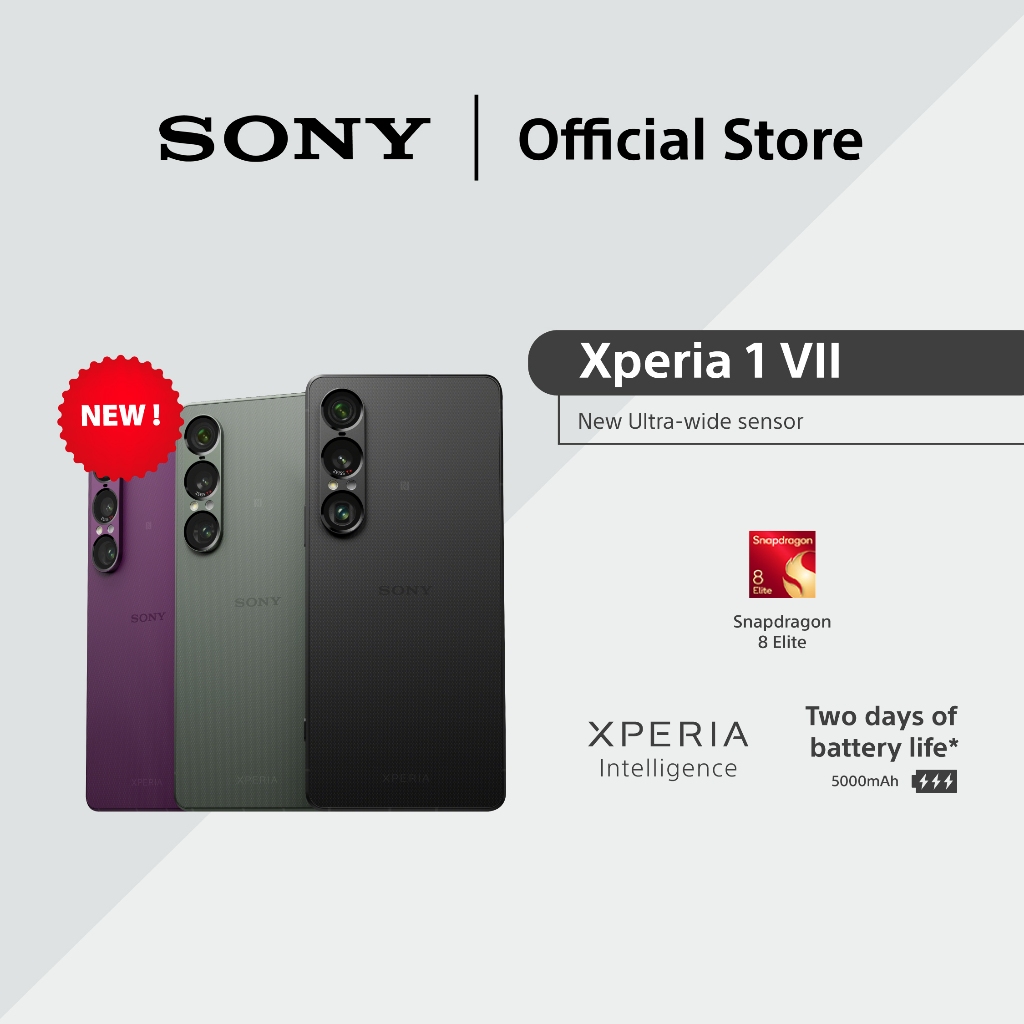 [NEW LAUNCH] Sony Xperia 1 VII | New Ultra-wide sensor | Xperia Intelligence | 2 days Battery Life | XQ-FS72