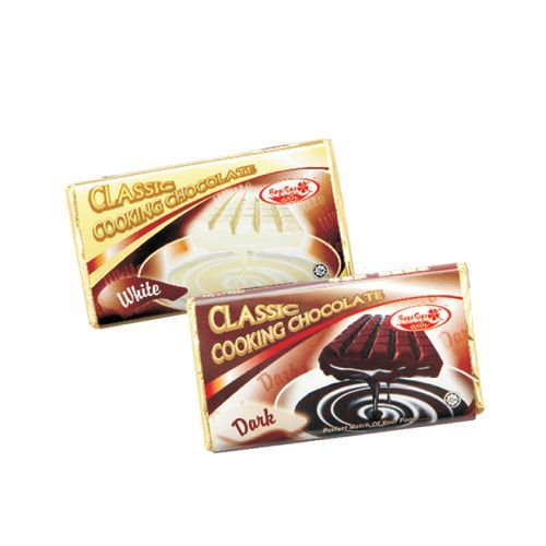 Bunga Raya Cooking Chocolate Dark / Chocolate White (200gm)