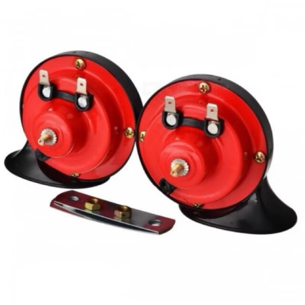 2PCS Car BM Horn Siput Bunyi Kuat 120db Hon Kereta Car Accessories Snail Horn Proton Perodua Honda Toyota