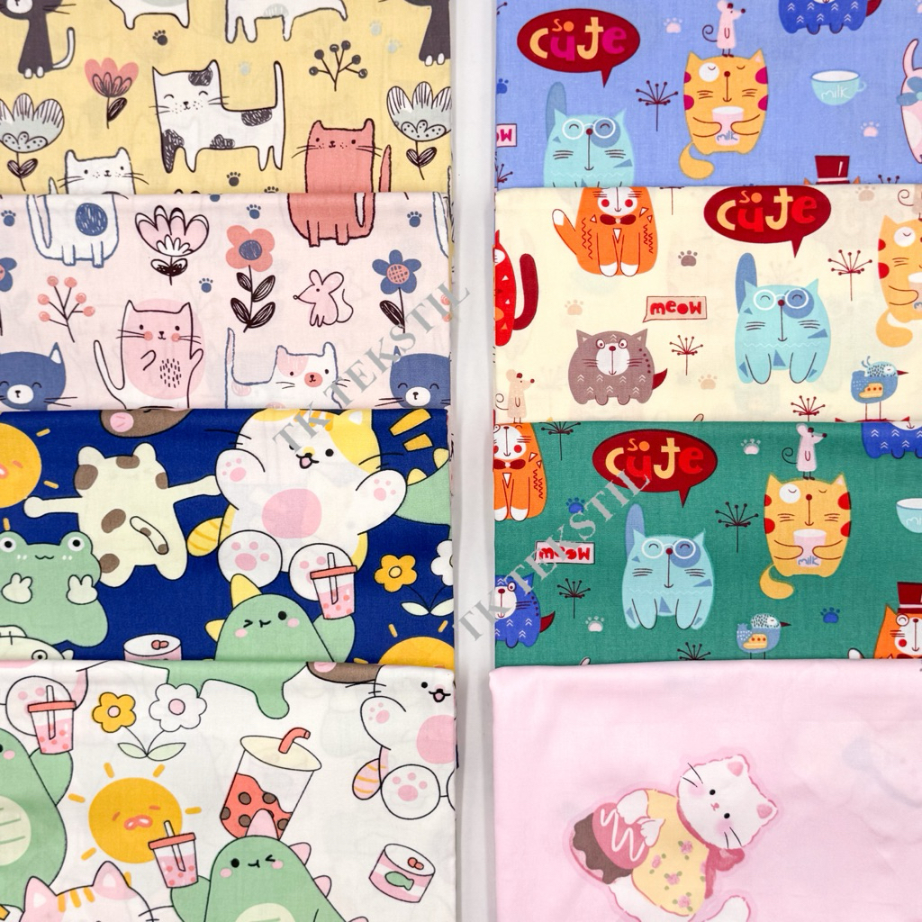 NEW ARRIVAL Kain Cotton Bidang 60"/ Twill Cotton 60" /  Lightweight Twill Cotton - 60” wide cat CTOON